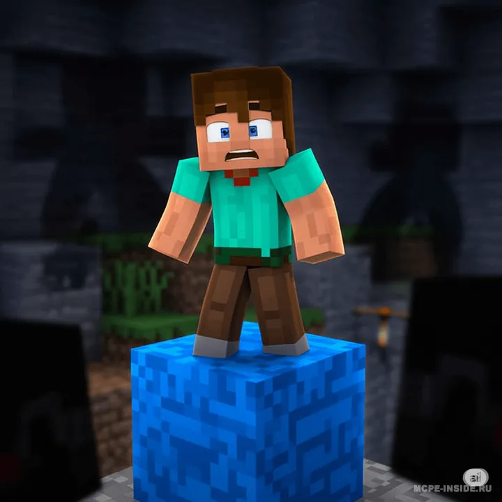 Ko'k o'lim — Minecraft mod, rasm 1