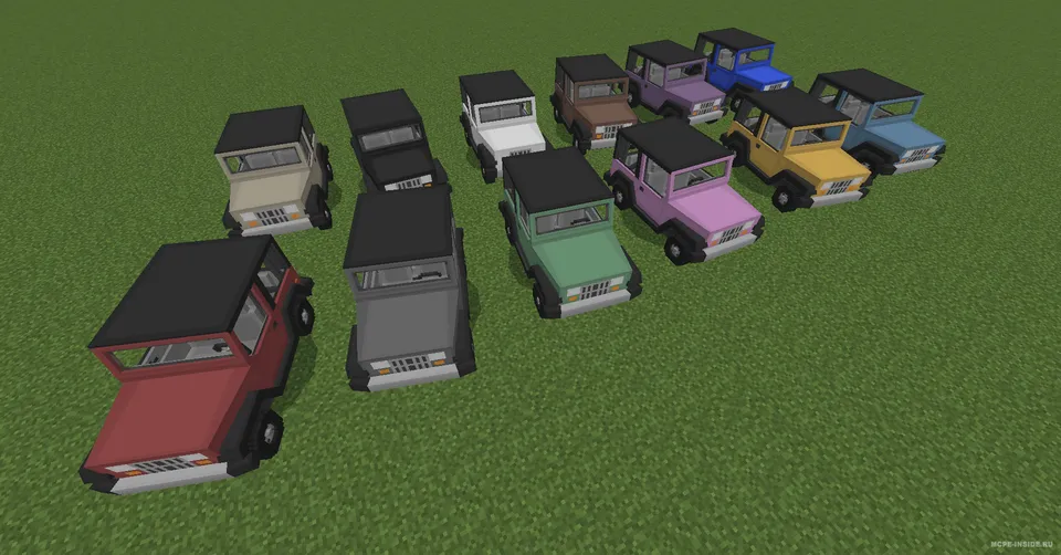 Transport vositalari — Minecraft mod, rasm 3