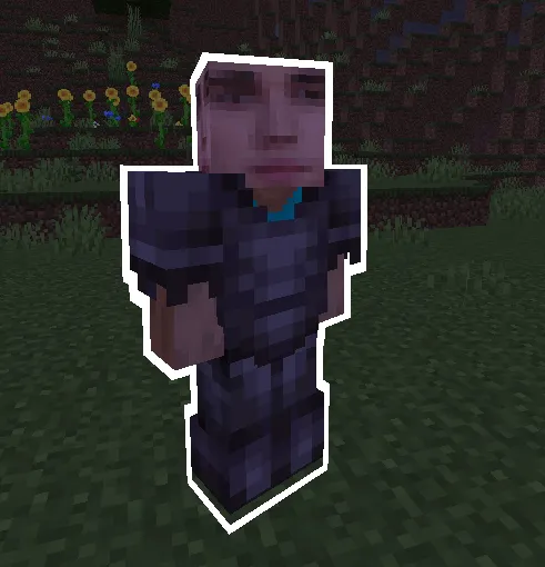 O'yinchi konturini yoritish — Minecraft mod, rasm 4