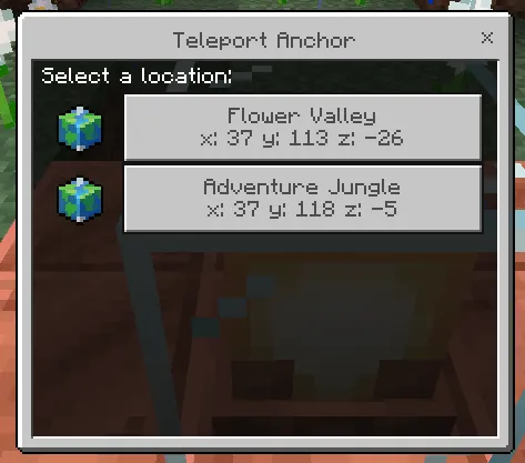 Teleportatsiya langari — Minecraft mod, rasm 3