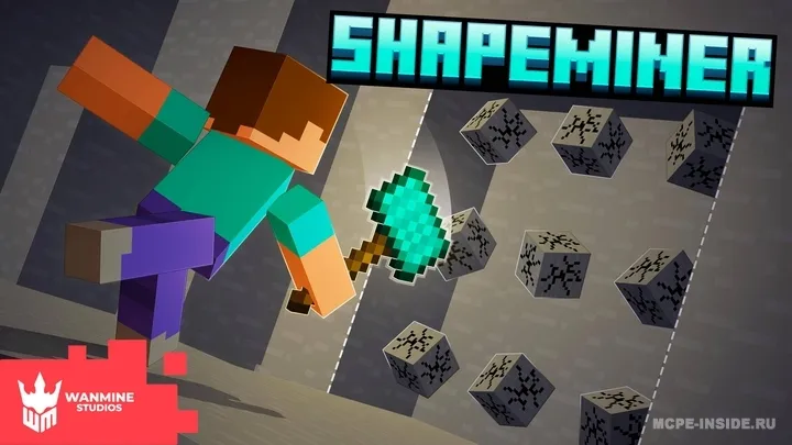 Figuralar bilan qazib olish — Minecraft mod, rasm 1