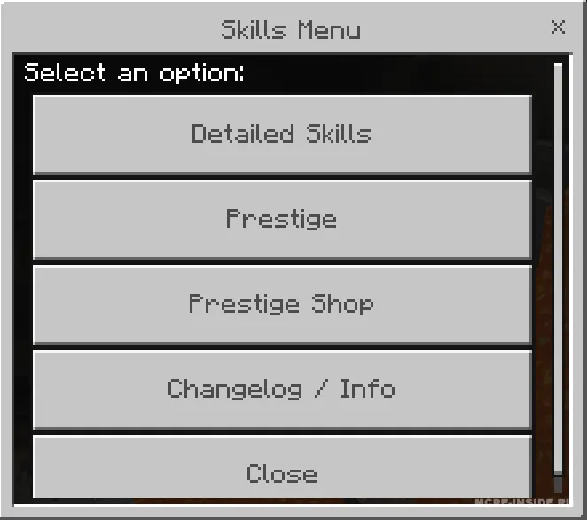 Ko'nikma va nufuz tizimi — Minecraft mod, rasm 2