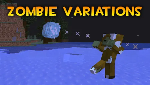 Zombie Variations — Minecraft mod, rasm 1