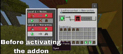 Cheksiz savdo — Minecraft mod, rasm 1