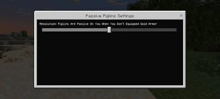 Passiv piglinlar — Minecraft mod, rasm 3
