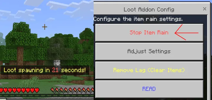 Mega buyumlar yomg'iri — Minecraft mod, rasm 2