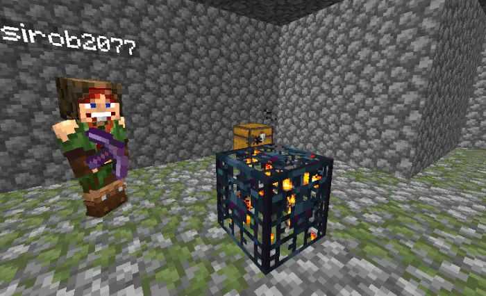 Ipakli teginish bilan spawnerlar — Minecraft mod, rasm 3