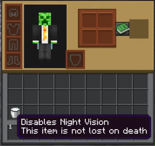 Yaxshilangan tungi ko'rish — Minecraft mod, rasm 3