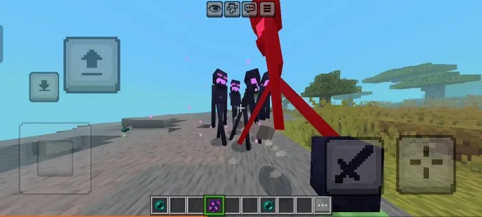 Qoʻlga oʻrgatiladigan Enderman — Minecraft mod, rasm 2