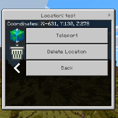 Blokga qaytish — Minecraft mod, rasm 2
