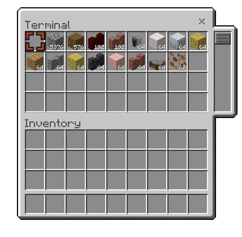 Integratsiyalashgan ombor — Minecraft mod, rasm 4