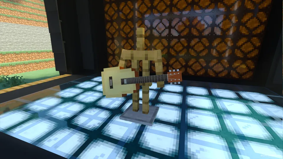 Akustik gitara — Minecraft mod, rasm 2
