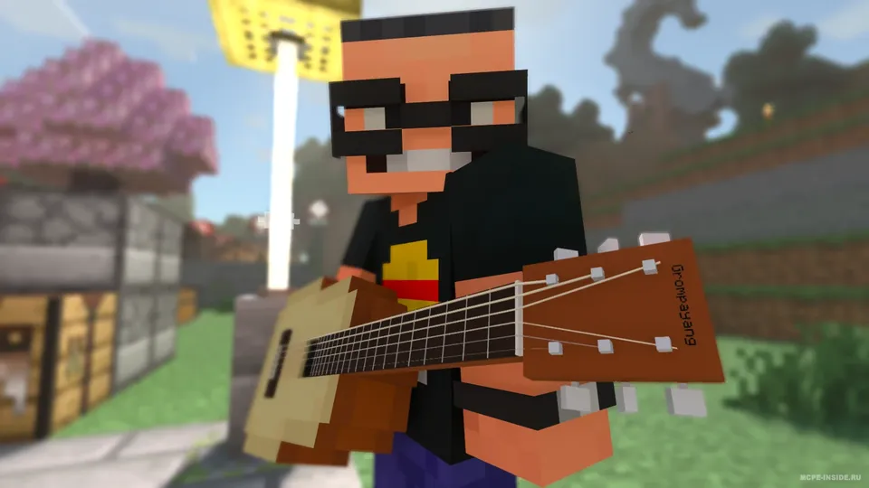 Akustik gitara — Minecraft mod, rasm 3