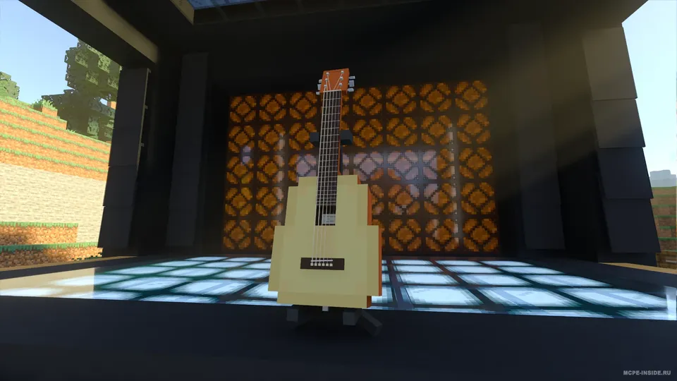 Akustik gitara — Minecraft mod, rasm 4
