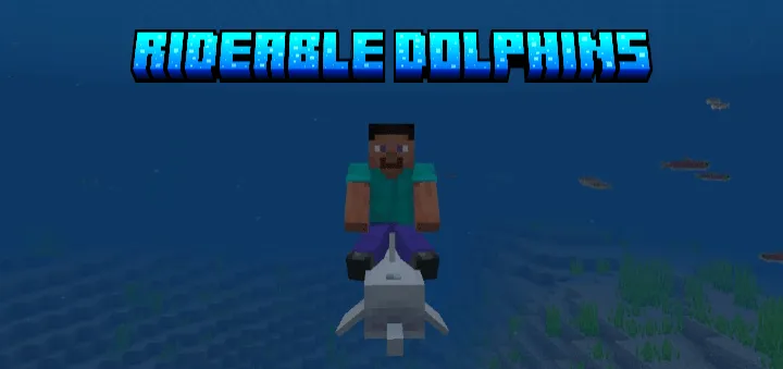 Delfinda uchish — Minecraft mod, rasm 1
