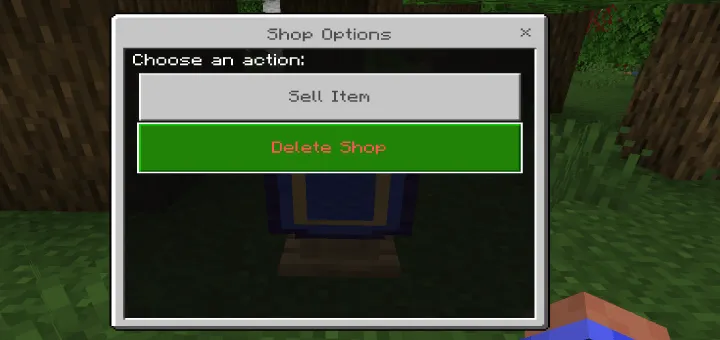 Tovarlar do'koni — Minecraft mod, rasm 1