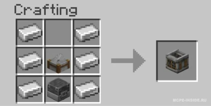 Bo'laklar — Minecraft mod, rasm 1