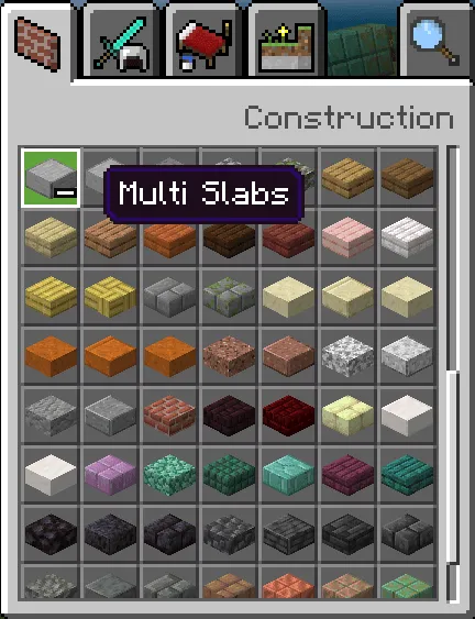 Vertikal plitalar — Minecraft mod, rasm 1