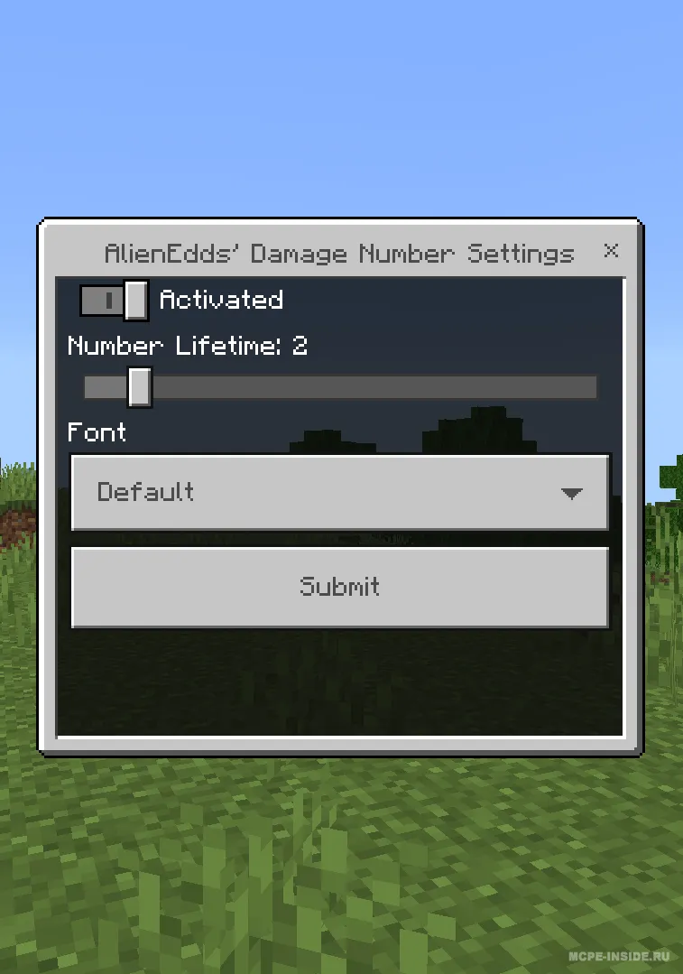 Zarar raqamlari — Minecraft mod, rasm 1