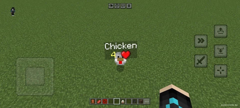 Salomatlik paneli — Minecraft mod, rasm 1