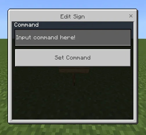 Lavhadagi buyruqlar — Minecraft mod, rasm 2