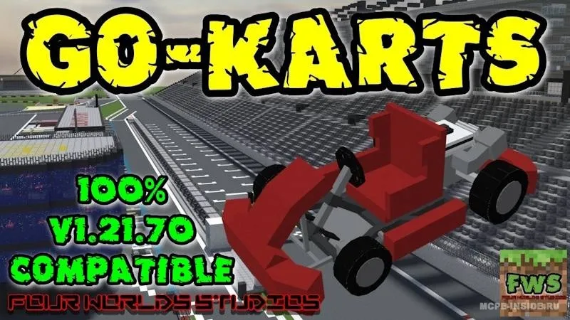 Karting — Minecraft mod, rasm 1