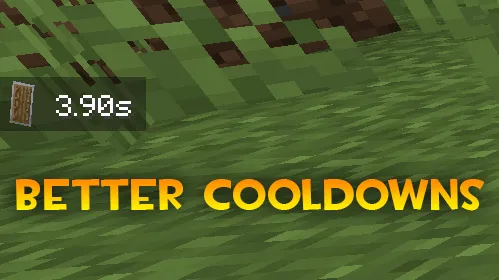 BetterCooldownsHUD — Minecraft mod, rasm 1