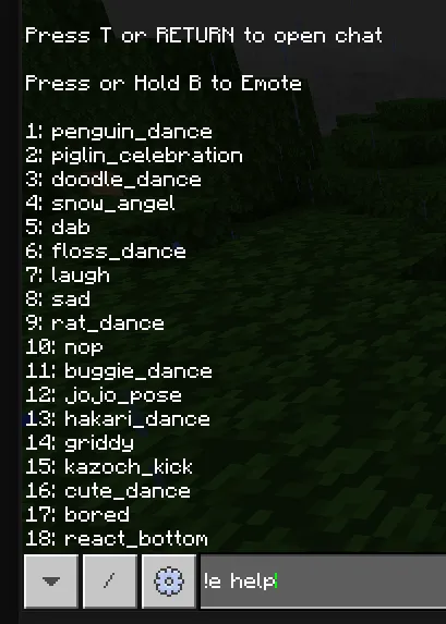 Emotsiyalar — Minecraft mod, rasm 4