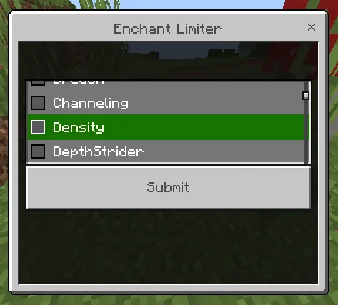 Sehrlash darajasi cheklovchisi — Minecraft mod, rasm 2