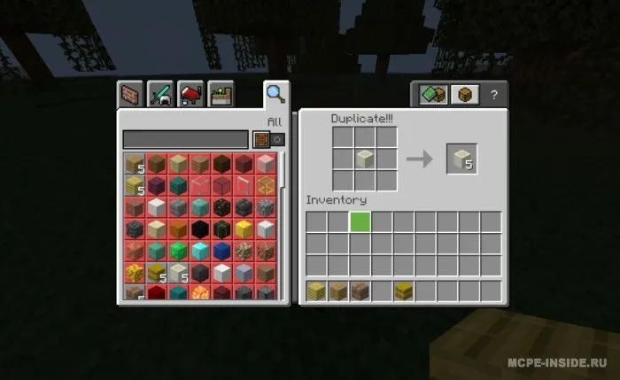 Blok dublikatori — Minecraft mod, rasm 3