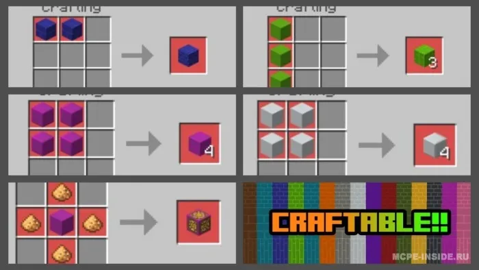 Yaxshilangan beton — Minecraft mod, rasm 4