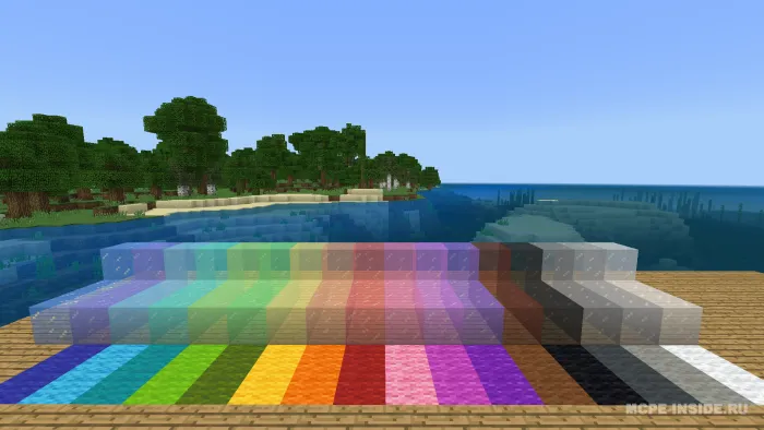 Rangli muz — Minecraft mod, rasm 2