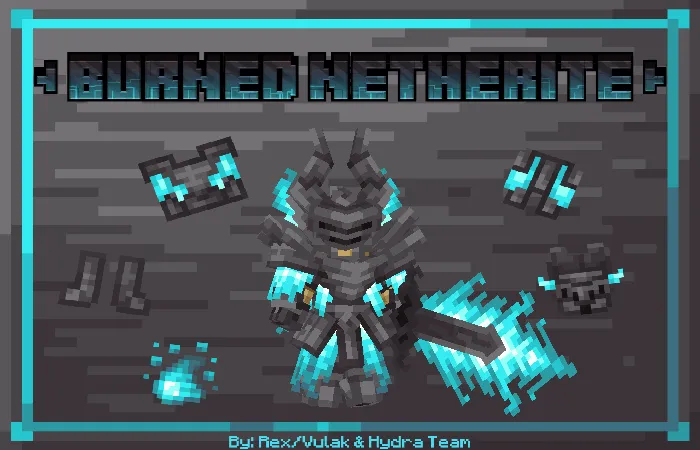 Yonayotgan netherite — Minecraft mod, rasm 3
