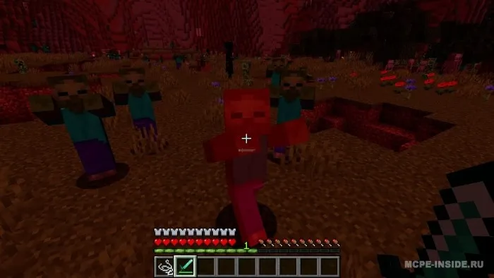 Dahshatli omon qolish — Minecraft mod, rasm 1