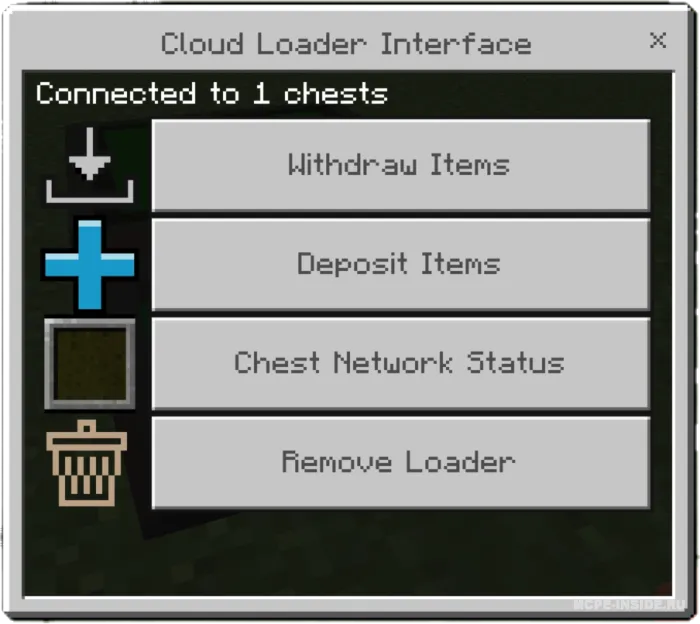 Saqlash — Minecraft mod, rasm 2