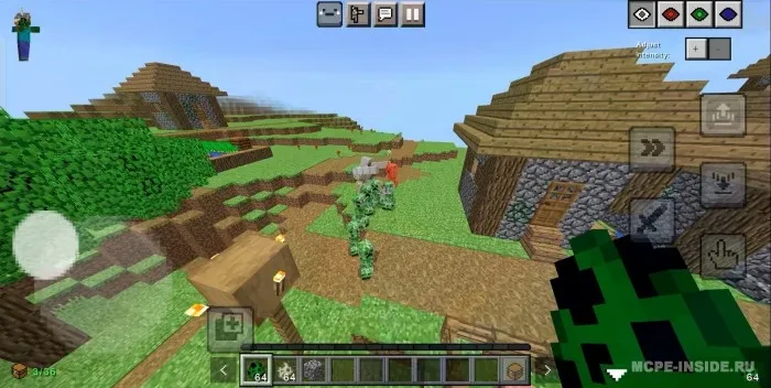 Golem Creeperga hujum qiladi — Minecraft mod, rasm 2