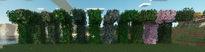 Serhosil barglar — Minecraft mod, rasm 1