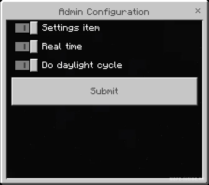 Haqiqiy kun va tun sikli — Minecraft mod, rasm 2