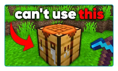 Minecraft, lekin siz ish stolini ishlata olmaysiz — Minecraft mod, rasm 1