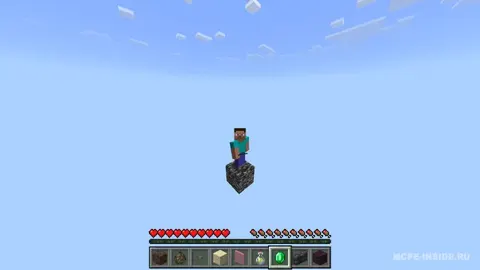 Tasodifiy buyumlar bilan Skyblock