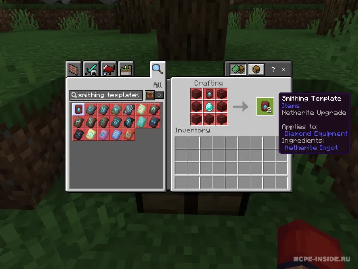 Arzonroq shablonlar — Minecraft mod, rasm 1