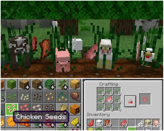 Moblar hosili — Minecraft mod, rasm 1