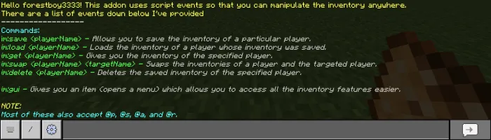Inventar menejeri — Minecraft mod, rasm 1