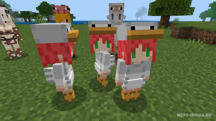 Yoqimli mob modellari — Minecraft mod, rasm 2