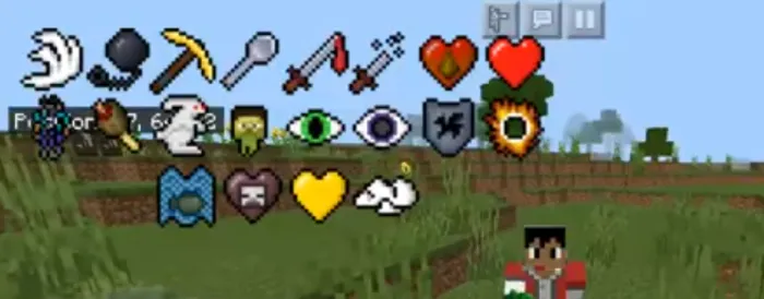 Ovqat tasodifiy effektlar beradi — Minecraft mod, rasm 3