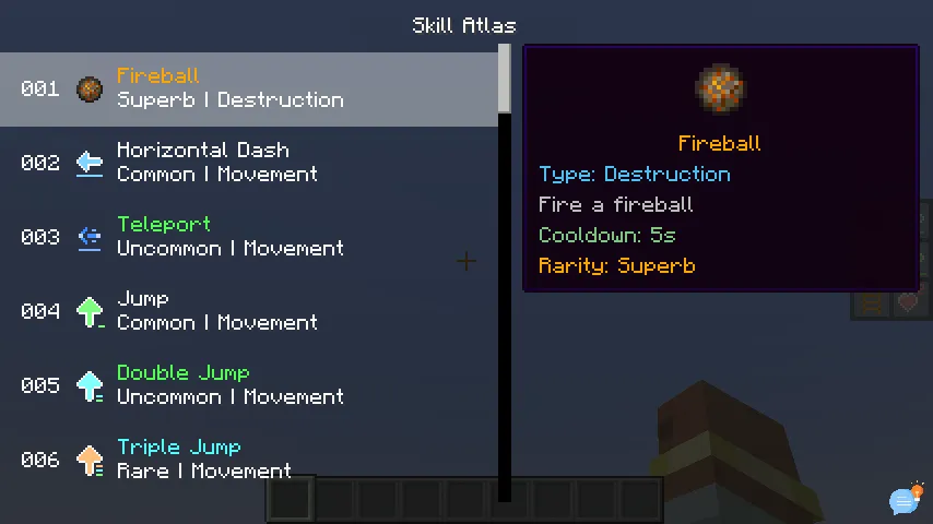Advanced Skills: Remastered — Minecraft mod, rasm 4