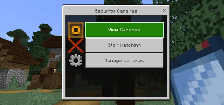 Kuzatuv kameralari — Minecraft mod, rasm 2