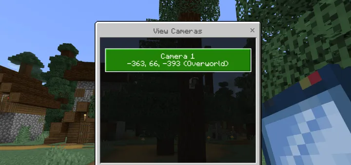 Kuzatuv kameralari — Minecraft mod, rasm 3