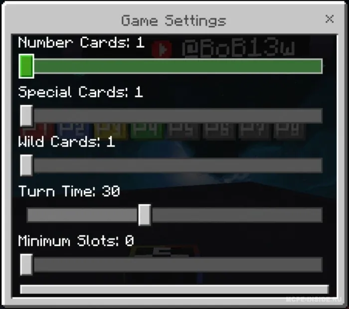 Uno kartalari — Minecraft mod, rasm 3