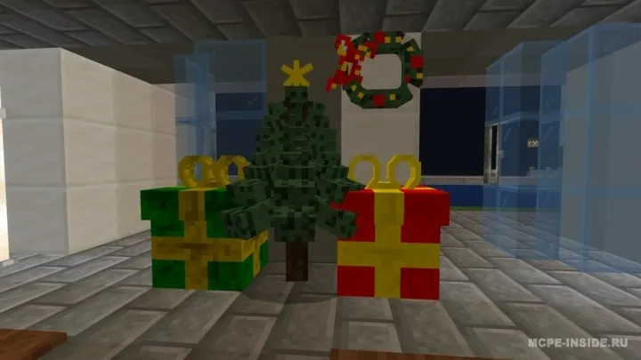 Yangi yil mebellari — Minecraft mod, rasm 1